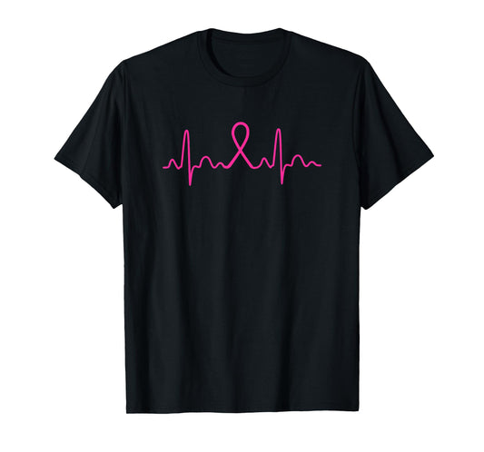 Heartbeat - Breast Cancer Awareness Shirt Gift T-Shirt
