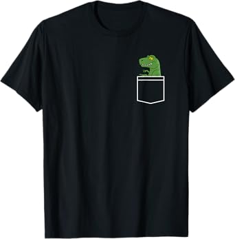 Dinosaur - Minimalistic "Pocket Design" - Funny Dino Classic T-Shirt