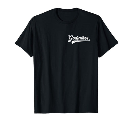 Mens Godfather Vintage Retro Father's Day for Papa Grandpa T-Shirt