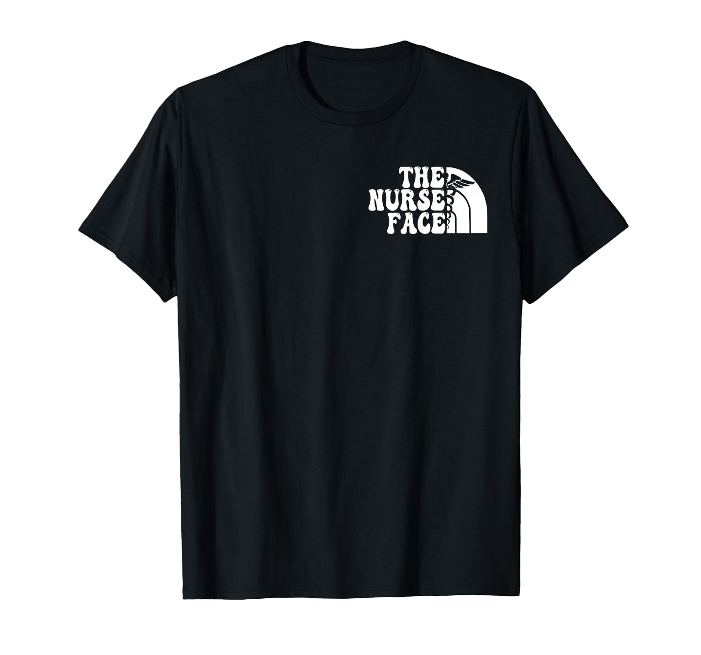 The Nurse Face, Emergency Room Registered, RN Staff Pocket T-Shirt