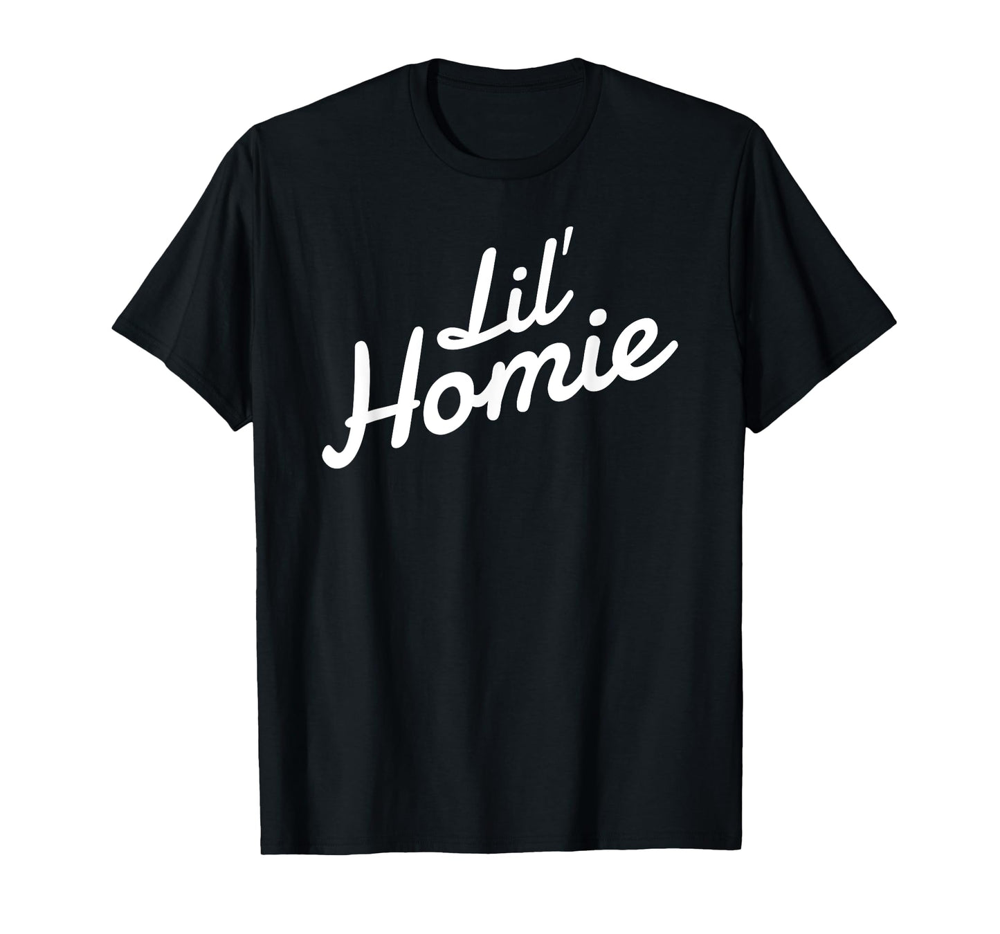 Mexican Homie Apparel Co. Lil' Homie T-Shirt - Black, Unisex-Adults & Kids, Short Sleeve, Regular Fit, Small