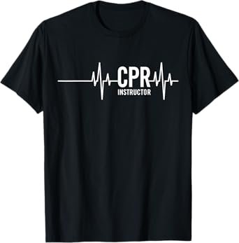 CPR AED Instructor Heartbeat T-Shirt