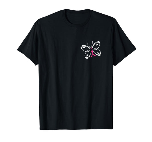 Butterfly | Breast Cancer Awareness T-Shirt
