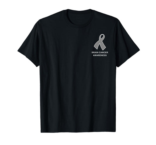 Brain Cancer Shirts For Men For Women Ribbon Awareness