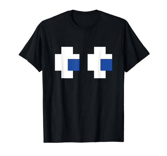 Retro Arcade Gaming Halloween Ghost Partner Group Costume T-Shirt