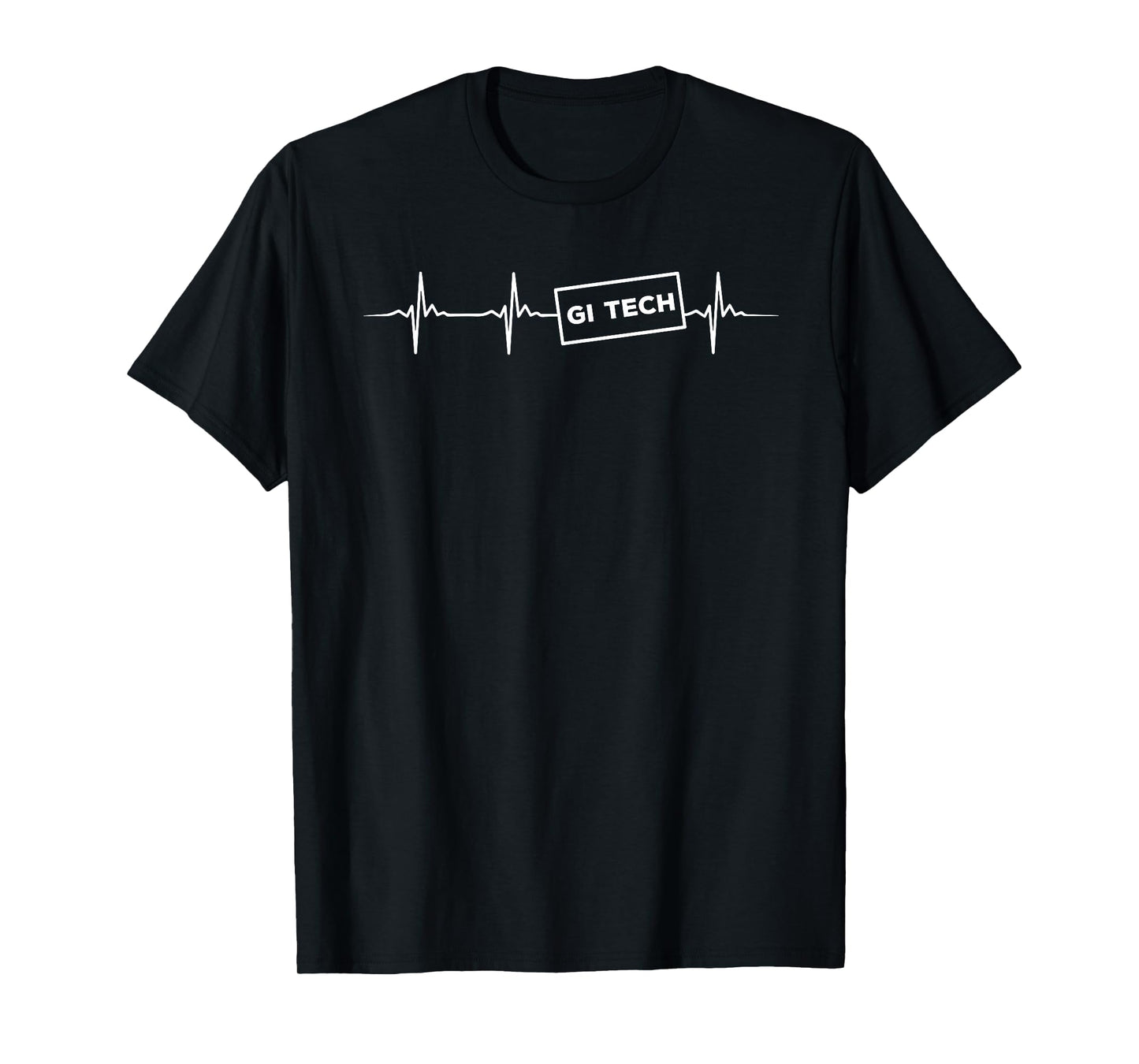 Awesome GI Tech Heartbeat Apparel Endoscopy Technician T-Shirt