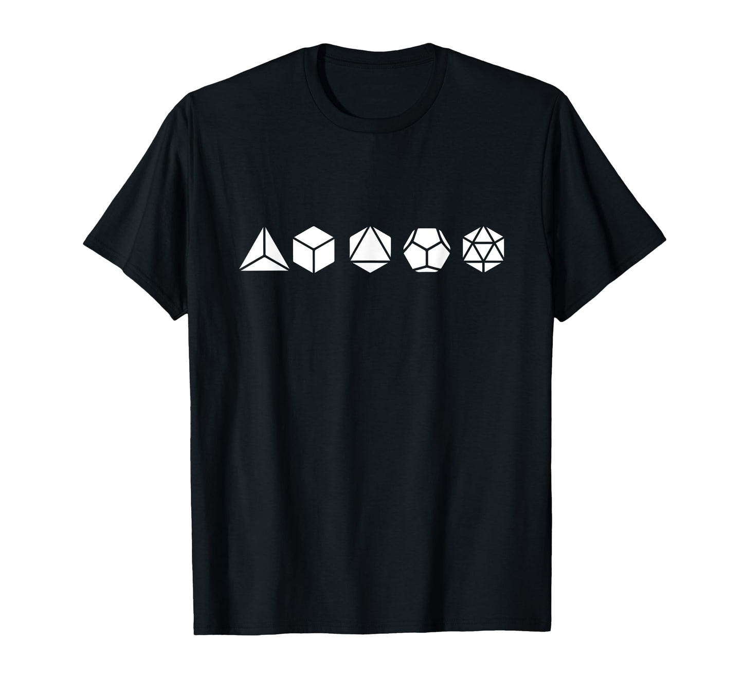 Platonic solids, mathematics, geometry, elements, nature, T-Shirt