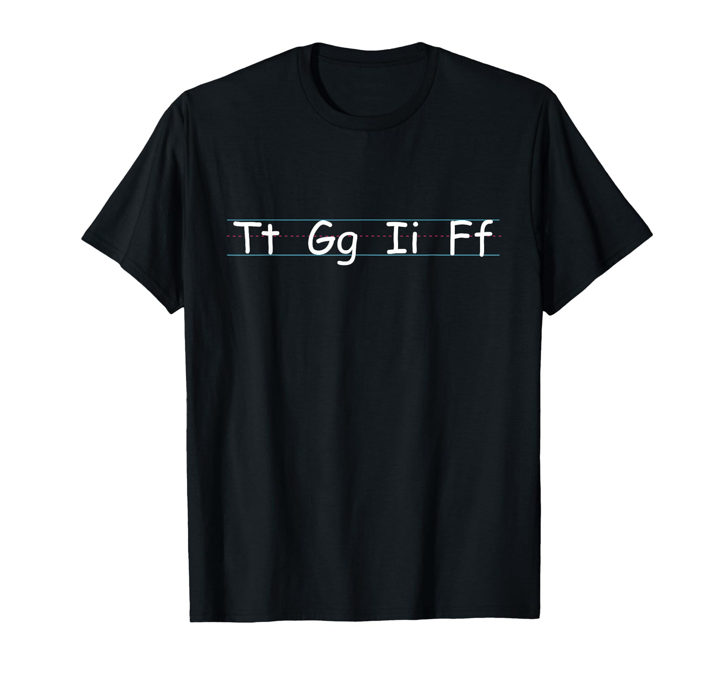 Teacher Teaching School TGIF Chalkboard Alphabet T-Shirt for Men Women