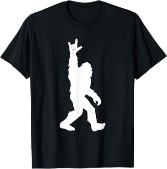 Bigfoot I Love You Hand Sign Language for Sasquatch Hunters T-Shirt
