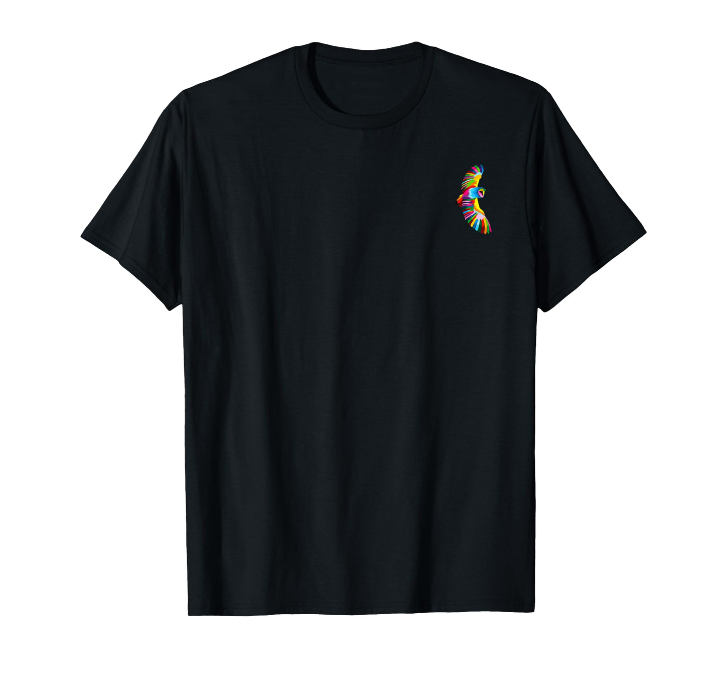 Colorful Owl in Pocket Cute Owl Design for Wildlife Fans T-Shirt