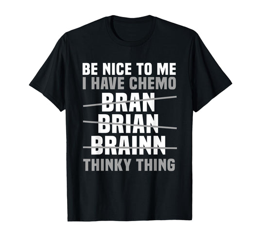 Brain Cancer Patient Chemo Gray Awareness Ribbon T-Shirt