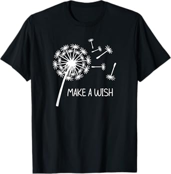 Dandelion Make A Wish, Flowers Graphic, Nature, Family T-Shirt