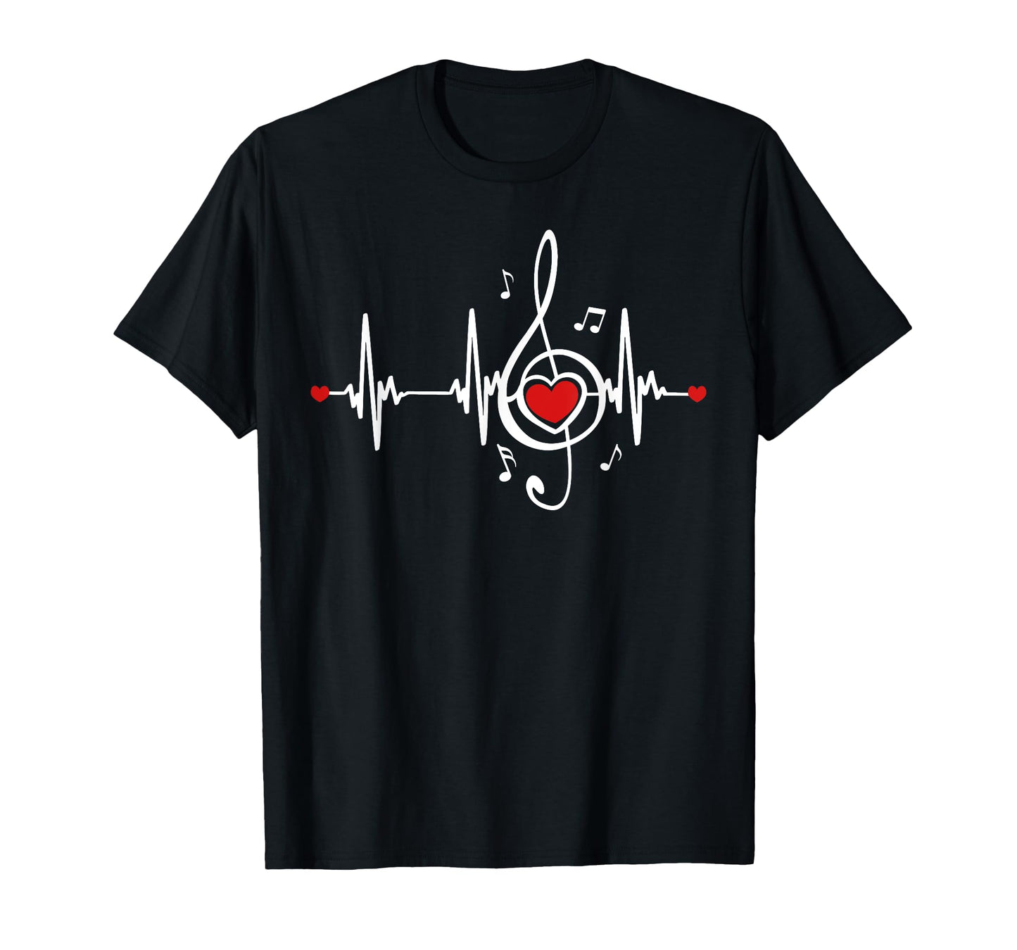 Music Heartbeat Symbol Nurse World Music Day Music Lovers T-Shirt
