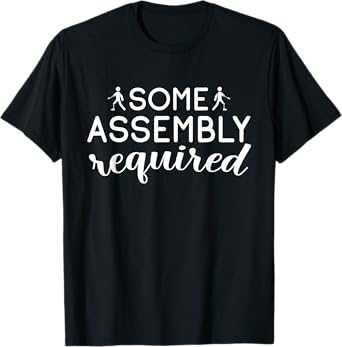 Funny "Some Assembly Required" Amputee T-Shirt