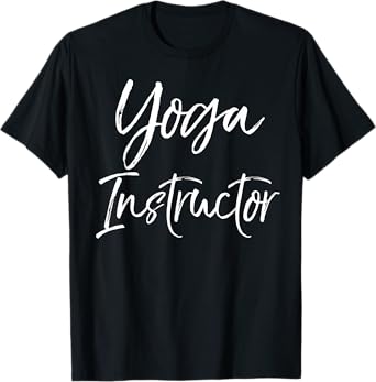 Funny Yoga Instructor Gifts for Women Cute Yoga Instructor T-Shirt