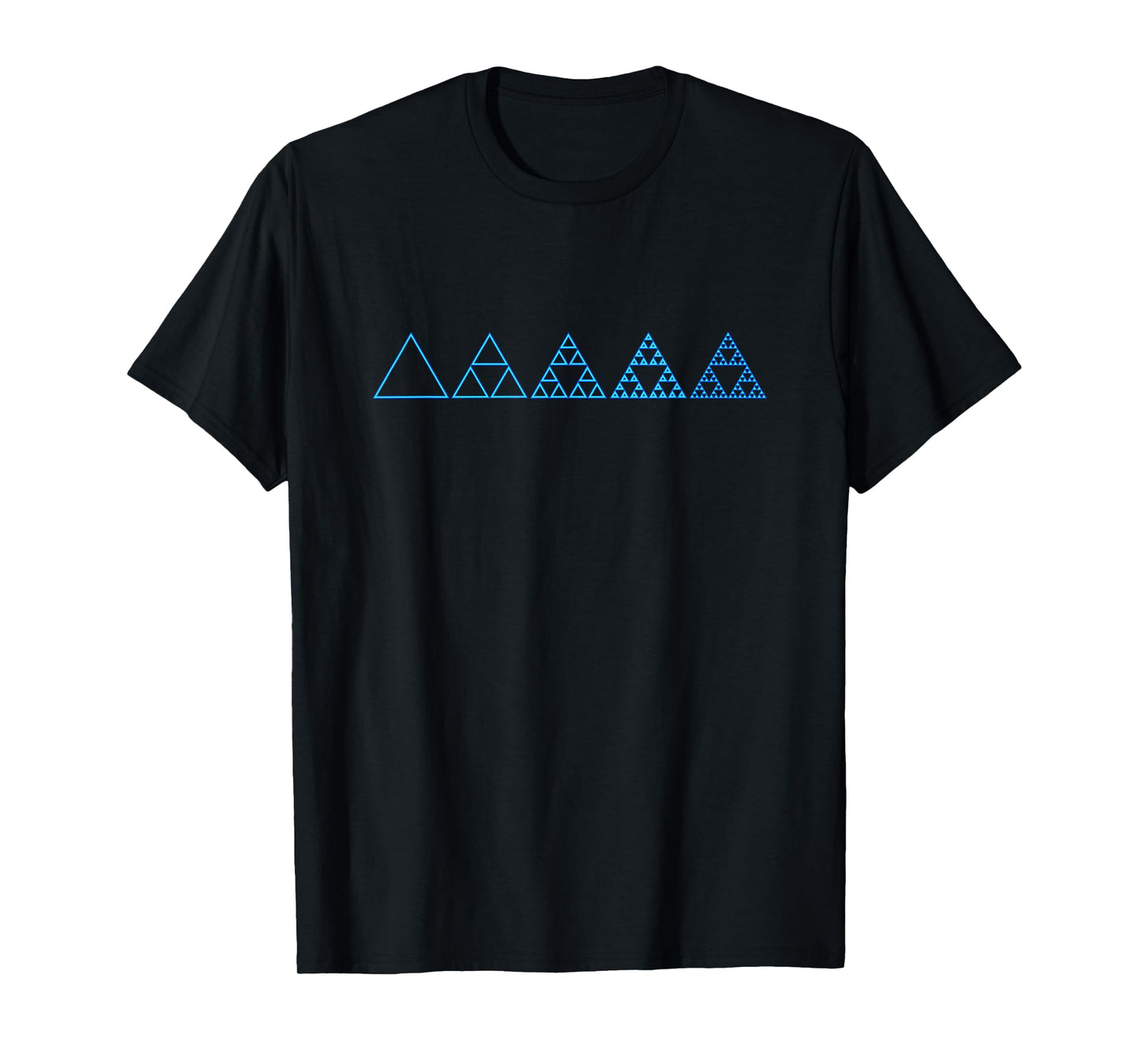 Sierpinski Triangle Fractal Geometry Math Math Matrix T-Shirt