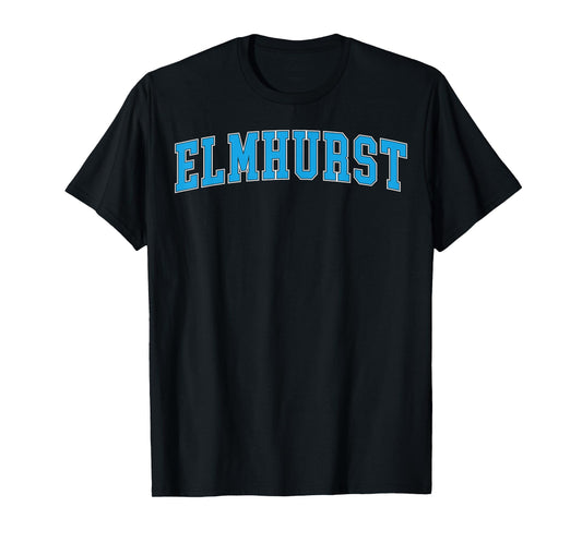 Retro Personalized Elmhurst Name Arch Retro Men Women T-Shirt