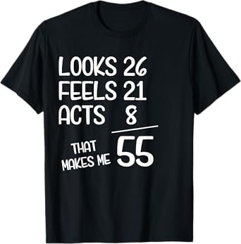 Funny 55 Year Old 55th Birthday Born In 1970 T-Shirt