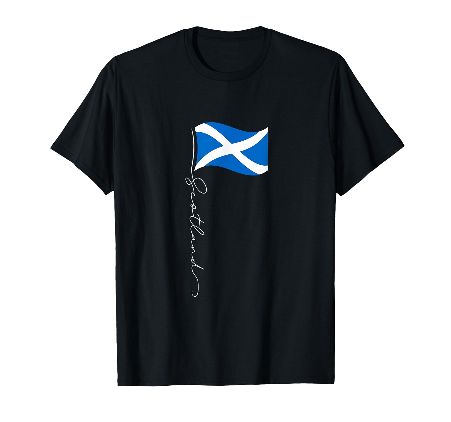 Scotland Signature Flag Pole - Patriotic Scottish Flag T-Shirt
