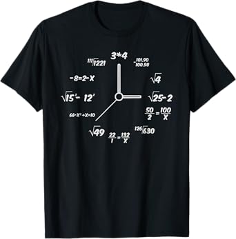 Creative Clock Math Time Men s T-shirt T-Shirt