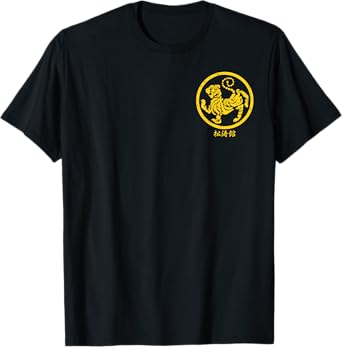 Pocket Shotokan Tiger Karate Symbol Gold Martial Arts Gift T-Shirt