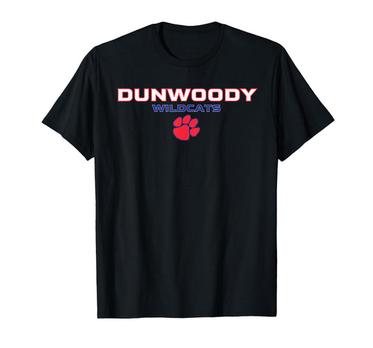 Dunwoody High School Wildcats Stacked T-Shirt