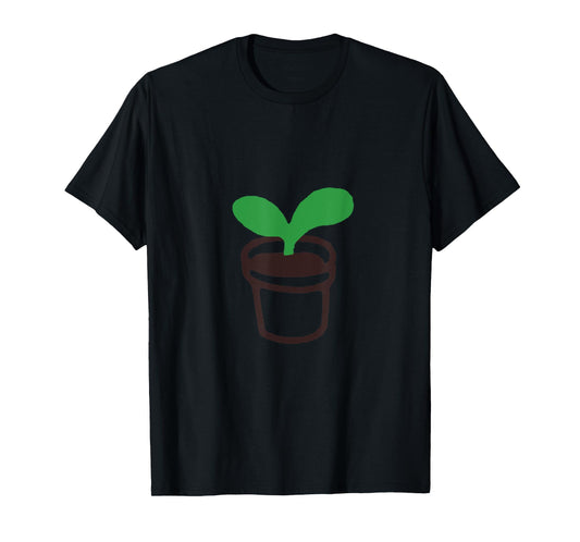 Cute Flower Pot Sprout Gift T-Shirt