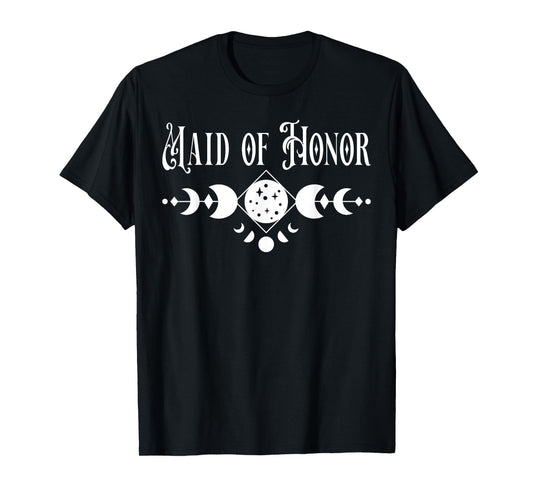 Witchy Maid Of Honor Gothic Witch Bachelorette Bach Party T-Shirt