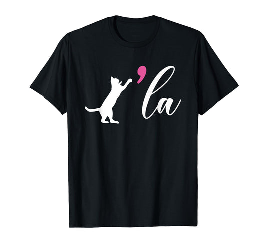 Cat Ladies For Kamala Harris For President 2024 Comma La T-Shirt