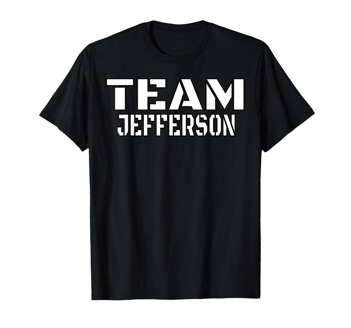 Team Jefferson Unique Personalized Matching Family T-Shirt