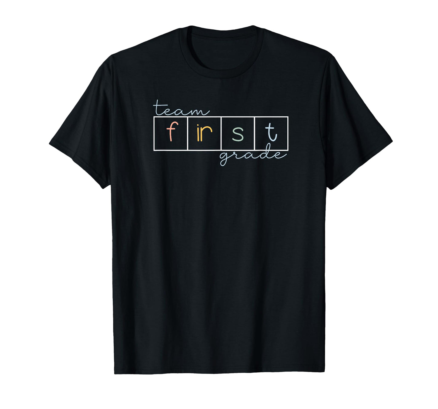 Team First Grade Elkonin Box Science of Reading T-Shirt