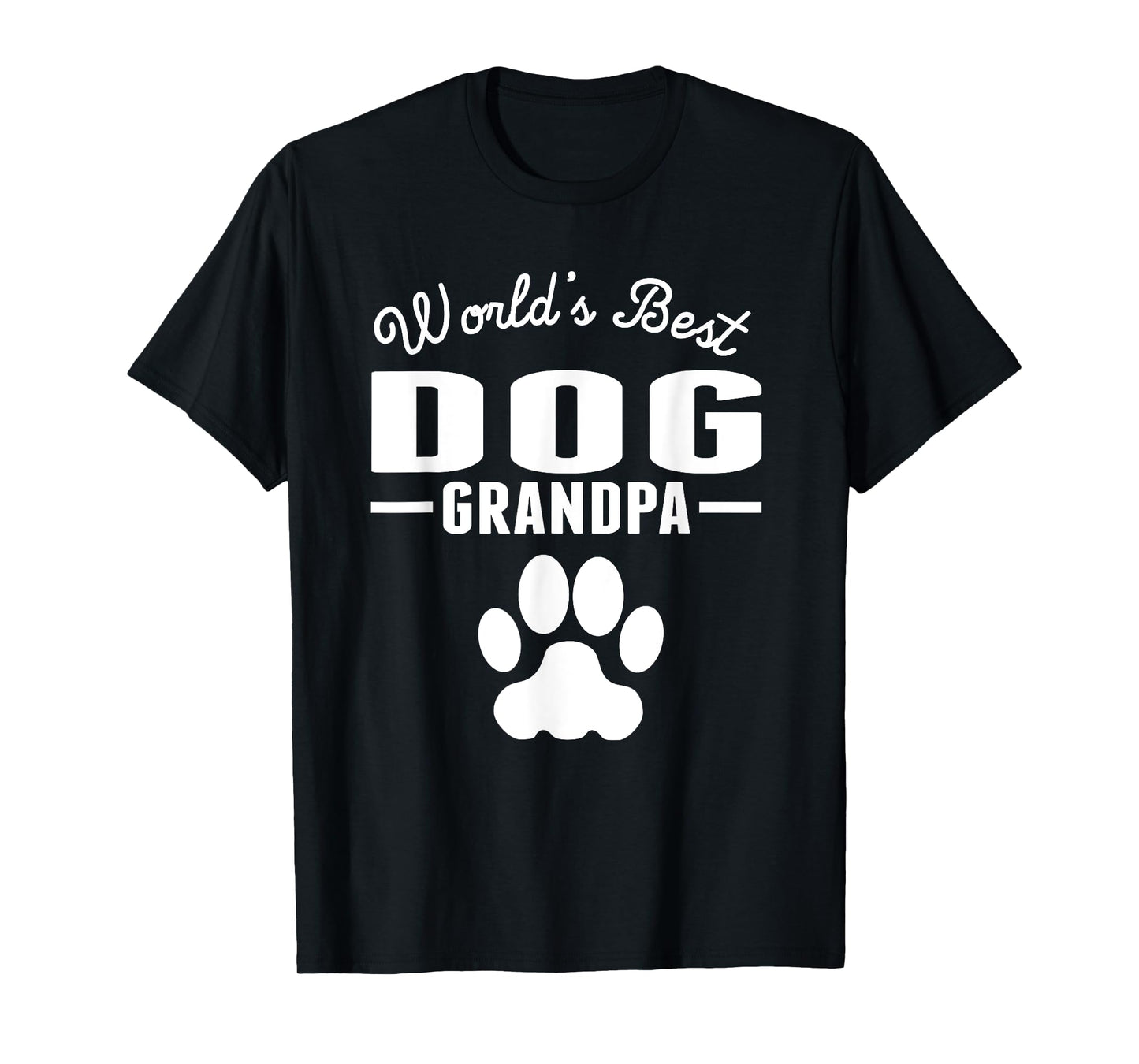 World's Best Dog Grandpa T-Shirt Men Women Girls Kids T-Shirt
