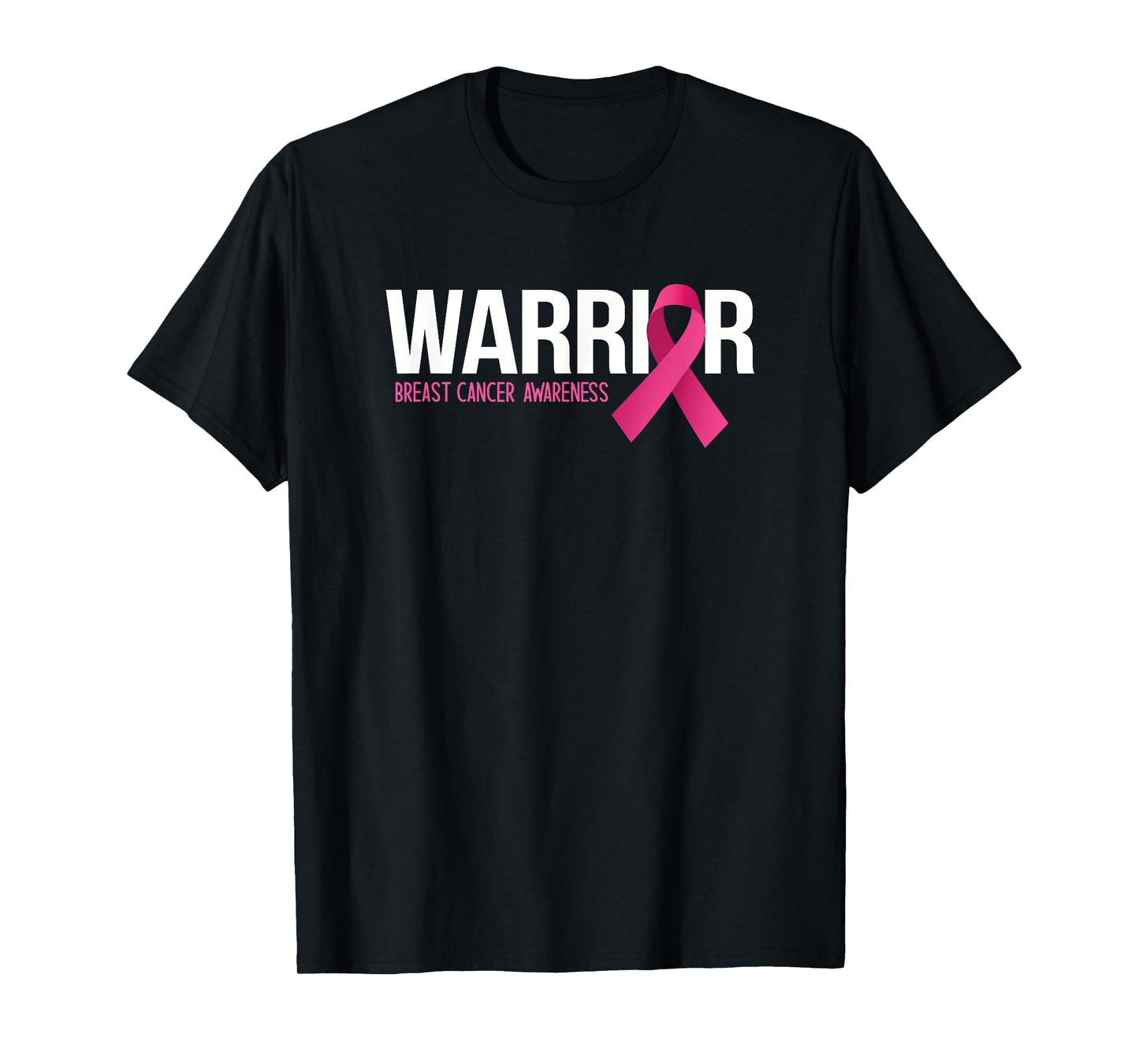 Warrior Breast Cancer Awareness Month Pink Ribbon Fighter T-Shirt