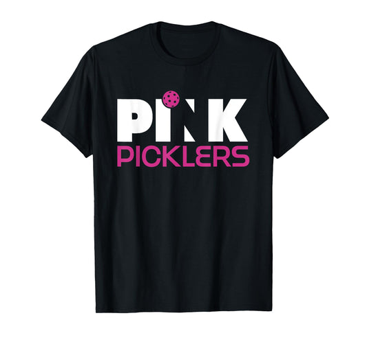 Pink Picklers Pickleball Breast Cancer Awareness T-Shirt
