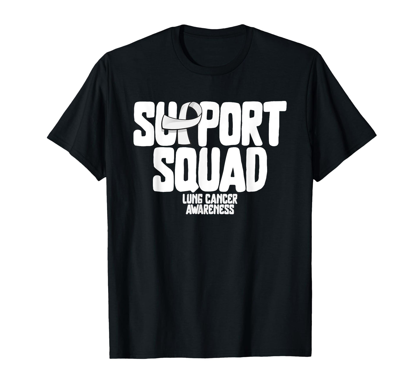 Lung Cancer Shirts Support Squad Lung Cancer Awareness T-Shirt