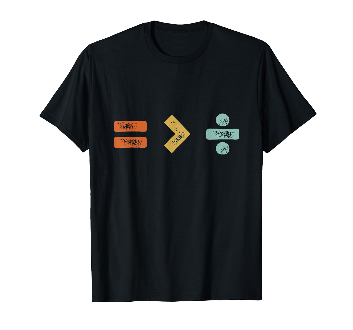 Equality Is Greater Than Division Vintage Antiracism T-Shirt