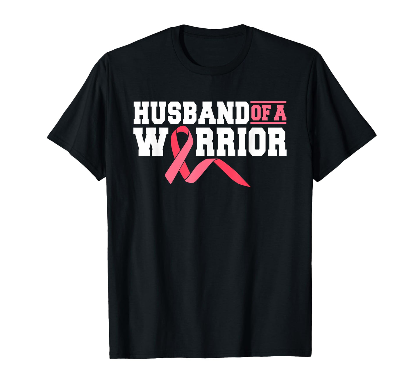 Husband Of A Warrior Breast Cancer Survivor Supporter T-Shirt