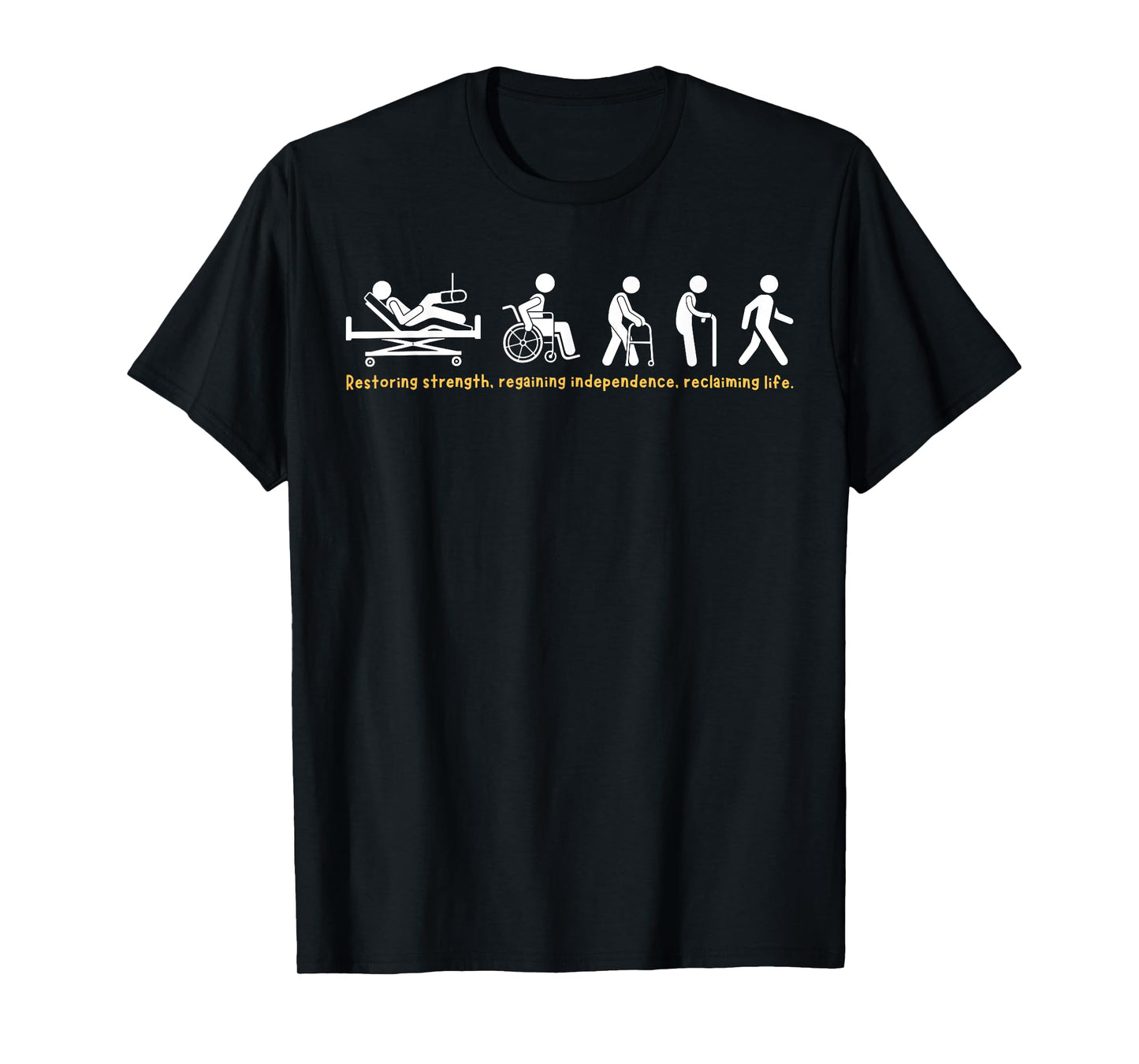 Rehab Therapy PT OT SLP Walker Cane Wheel Chair Rehab Week T-Shirt