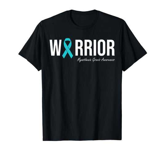 Myasthenia Gravis Awareness Teal Ribbon T-Shirt