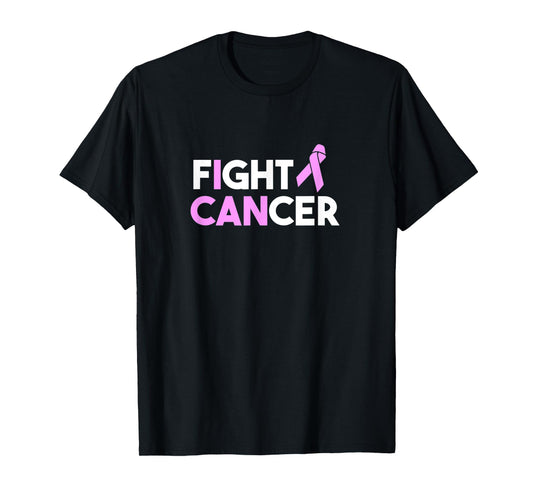 I Can Fight Breast Cancer Awareness Month 202 Pink T-Shirt