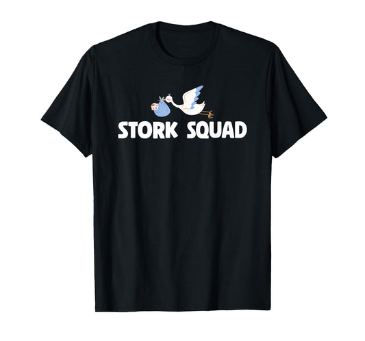 Cute Stork Squad Labor And Delivery Nurse T-Shirt