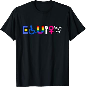 "EQUITY" Equal Rights LGBTQ Ally Unity Pride Feminist T-Shirt