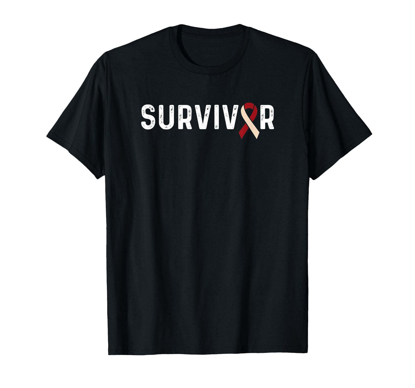 Head And Neck Cancer Awareness Ribbon Survivor Remission T-Shirt