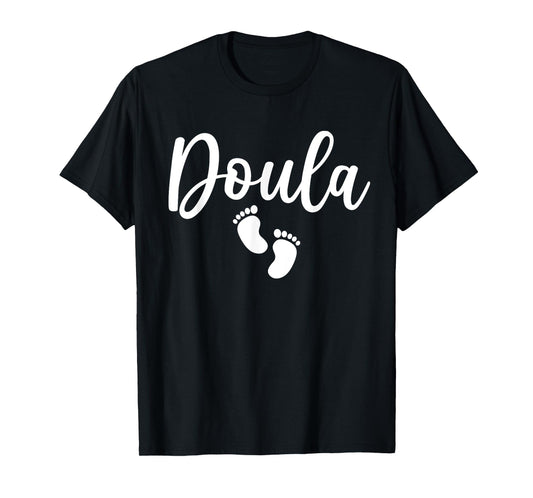 Cute Doula Art For Women Girls Birth Worker Nursing Doula T-Shirt