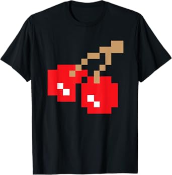 Retro Arcade Game Cherries T-Shirt
