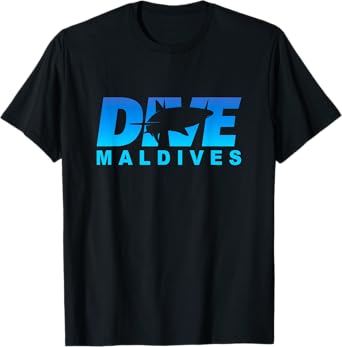 Dive Maldives with Shark, Scuba Diving in the Maldives T-Shirt
