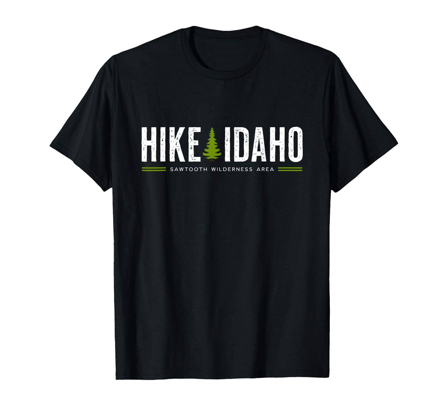 Idaho ID Sawtooth Wilderness Area Hike Tree Retro Graphic T-Shirt