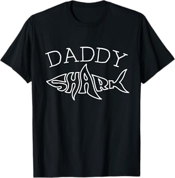 Daddy Birthday Shark Dad Matching Family Men T-Shirt