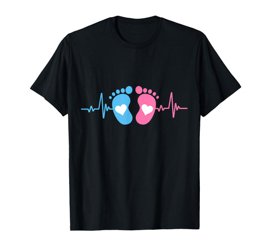 Cute Baby Tiny Humans Heartbeat Labor And Delivery L&D Nurse T-Shirt