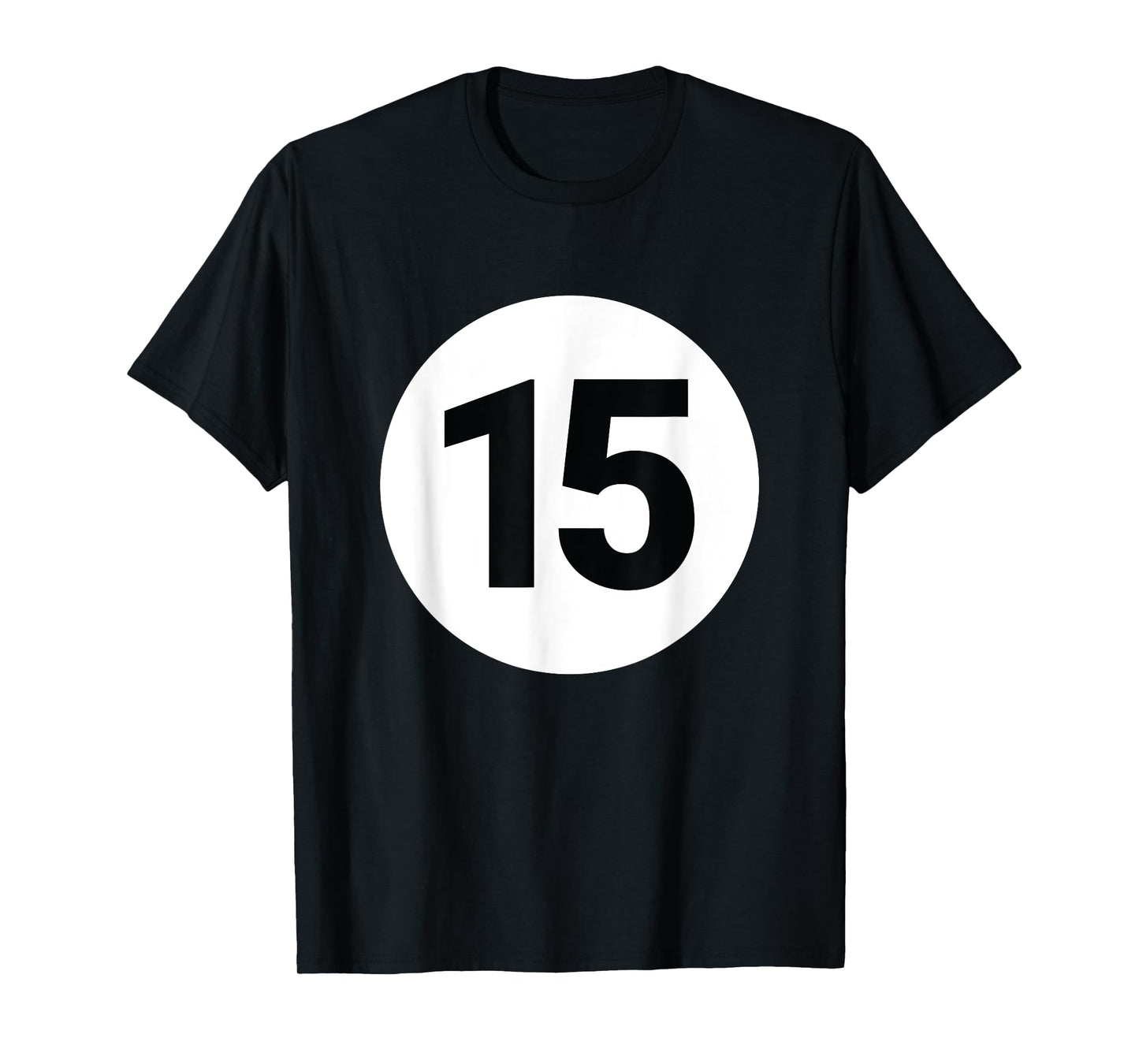 8 Pool Ball 15 Billiards Costume Halloween Group Matching T-Shirt